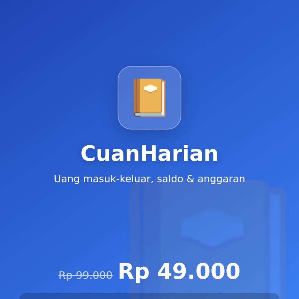 CuanHarian — Catatan Keuangan Harian