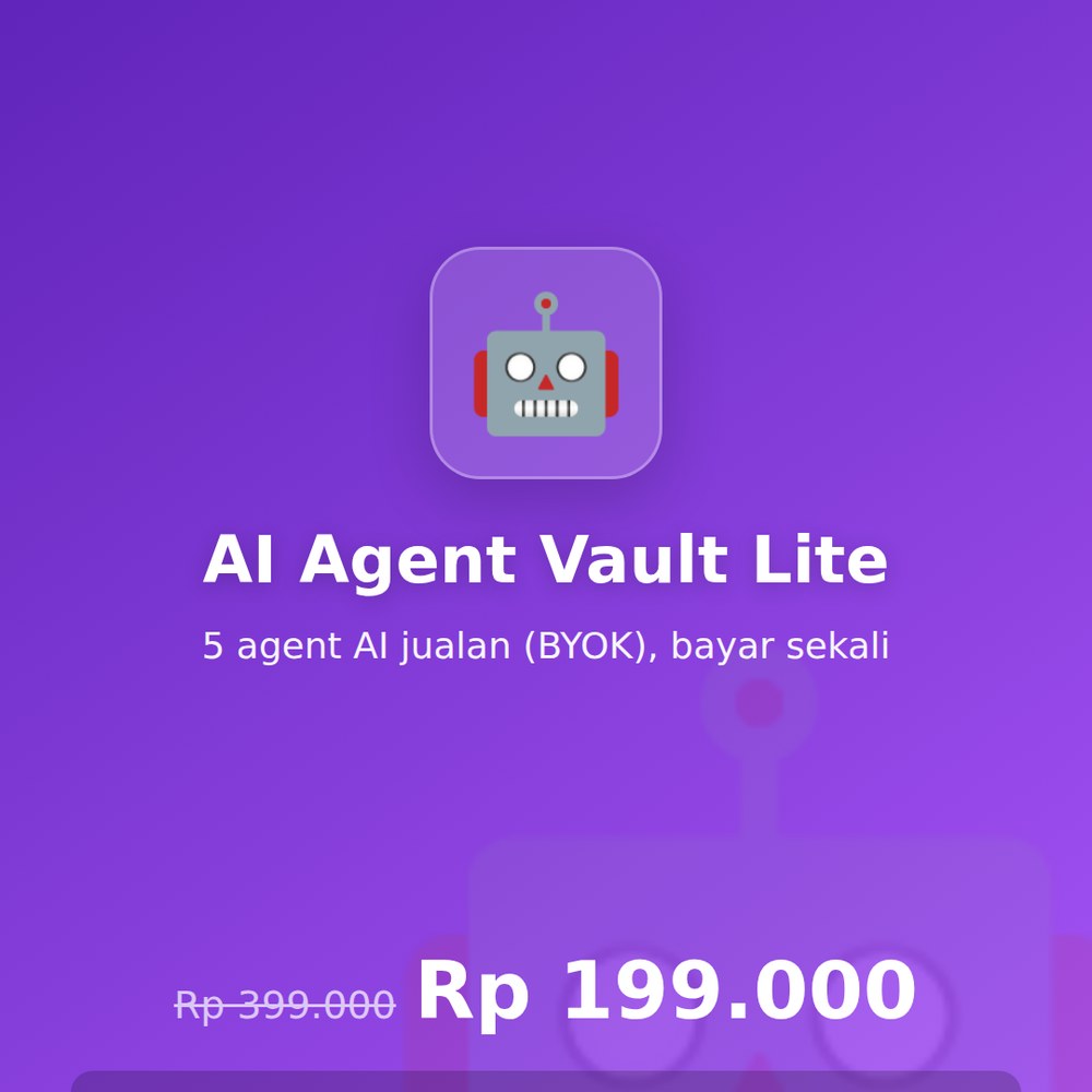 AI Agent Vault Lite — Paket Ringkas