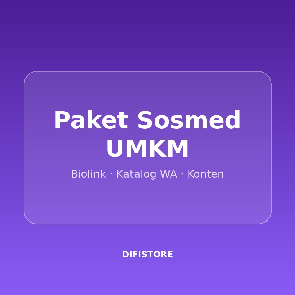Paket Sosmed UMKM (3 Alat)